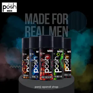 Body Spay POSH MAN 150ml Original 100% Pengharum Tubuh | Body Spray