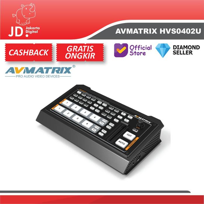 Gambar Streaming Video Mixer AVMATRIX HVS0402U 4HDMI + Multiview + USB to PC dari Jakarta Digital 8 Kota Administrasi Jakarta Pusat Tokopedia