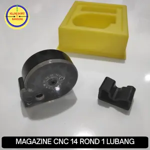 magazine cnc 14 round hitam
