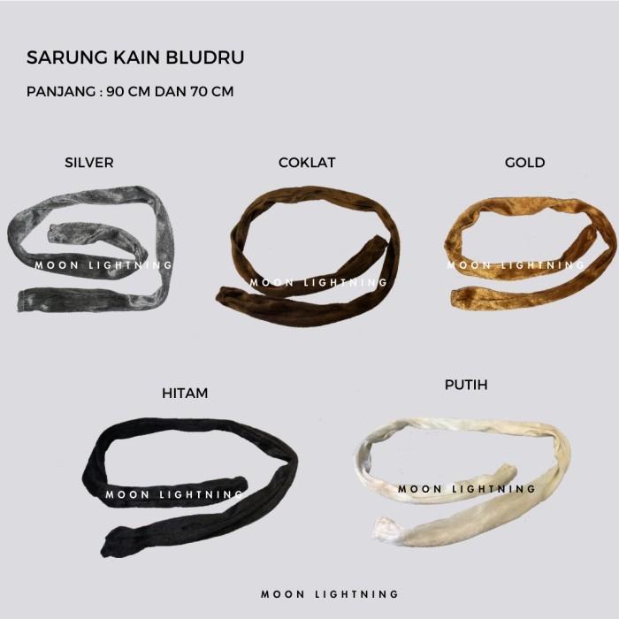 Gambar Kain bludru / sarung rantai lampu gantung dari moon lightning Jakarta Utara Tokopedia