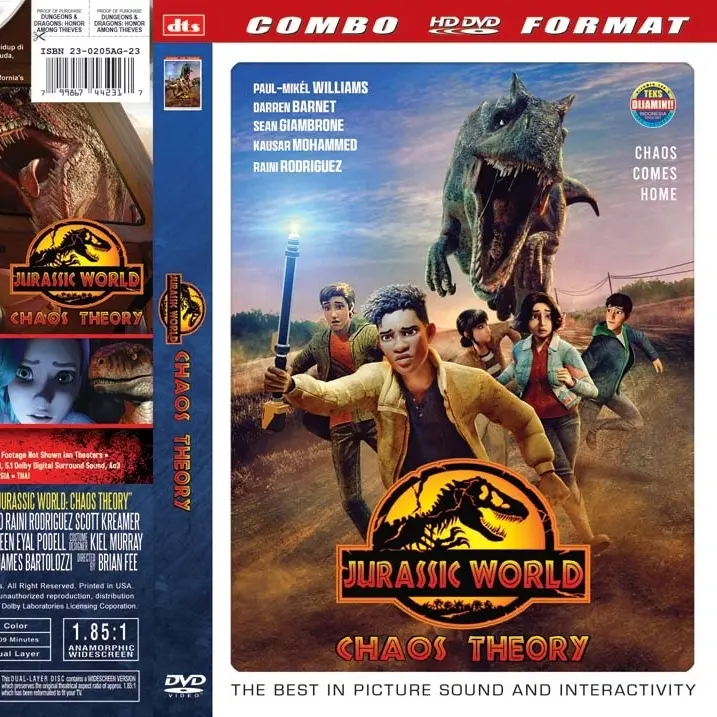 DVD JURASSIC WORLD CHAOS TEORY 2024 Shop Tokopedia
