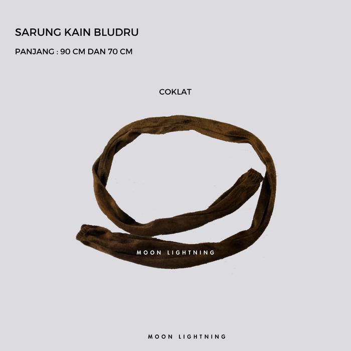 Gambar Kain bludru / sarung rantai lampu gantung dari moon lightning Jakarta Utara 5 Tokopedia