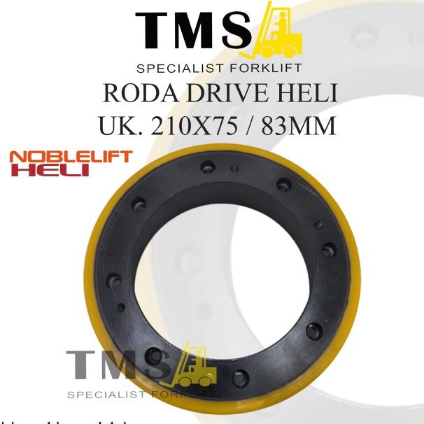 Gambar Roda Hand Pallet Elektrik HELI CBD Drive Wheel 210x75  / 83mm Noblelif dari sparepart.online Kota Tangerang Tokopedia
