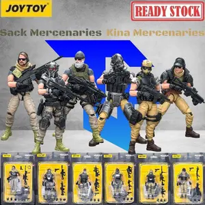 JOYTOY Military 1/18 Sack Mercenaries - The Assault Specialist JT9855 - The Demolition Expert JT9862 - The Sharpshooter JT9879 / Kina Mercenaries - The Assault Vanguard JT9886 - The Sniper Ace JT9893 - The Firepower Master JT9909 Action Figure