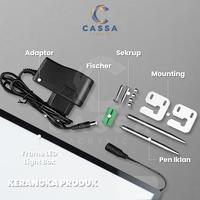 Gambar Frame Display Poster Led Slim Light Box Lightpad - A4 - Bingkai Hitam dari Cassa Acrylic Kota Administrasi Jakarta Selatan 2 Tokopedia