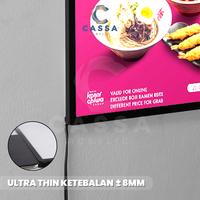 Gambar Frame Display Poster Led Slim Light Box Lightpad - A4 - Bingkai Hitam dari Cassa Acrylic Kota Administrasi Jakarta Selatan 5 Tokopedia