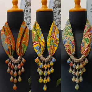 kalung batik anggur ethnik
