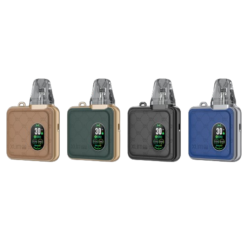 oxva xlim sq pro blue leather Oxva Xlim SQ Pro Pod Kit Leather Edition 30W (1200mAh) main image 1