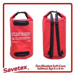 Car Fire Blanket / Selimut Api 6 x 8 m / Soft Case