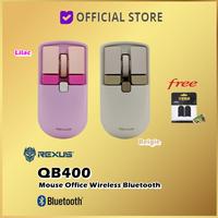 Gambar Rexus QB400 Mouse Office Wireless Bluetooth QB 400 - Lilac dari Dunia Mas Computer Kota Administrasi Jakarta Barat 1 Tokopedia