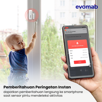 Gambar evomab Sensor Pintu & Jendela Wifi IoT Smart Home ESNA-DWS1 dari evomab Kota Administrasi Jakarta Barat 4 Tokopedia