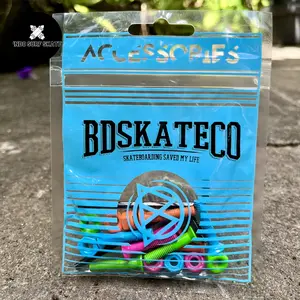 Baut Mur Skateboard Ukuran 1". Sekrup Skateboard. Skateboard Hardware Bolts Nuts BD SKATE CO. Skateboard Accessories.