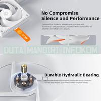 Gambar ID Cooling AS-120-W I AS-140-W  - Silent Top Performance PWM Fan Case - 120mm - Single  dari Duta Mandiri Infokom Kota Administrasi Jakarta Pusat 4 Tokopedia