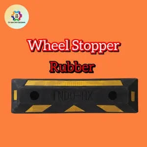 PVC wheel stopper Indo-hx + dynabolt 2pcs