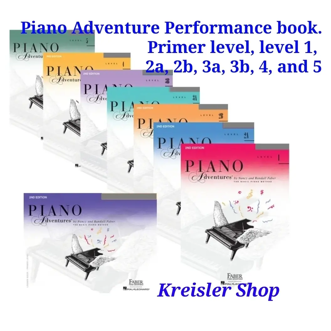 Piano Adventure Performance book Primer hingga level 5 Piano Adventures