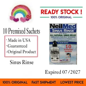 Neilmed Sinus Rinse Starter Kit 10 Satchets Saline Rinse Hidung Tersumbat