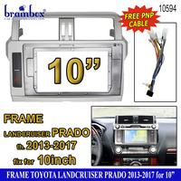 Gambar Frame Head Unit Toyota Landcruiser Prado 2013-2017 10 Inch Bingkai Panel TV Mobil dari Brainbox Car and Home Kota Batam 1 Tokopedia