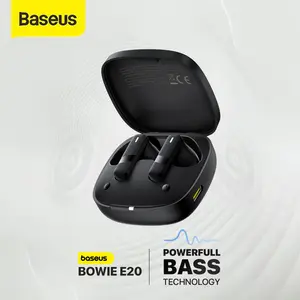 Baseus Bowie E20 TWS True Wireless Stereo Earbuds Headset Bluetooth 5.3 Earphone Powerfull Bass Crystal-Clear Call ENC Mic