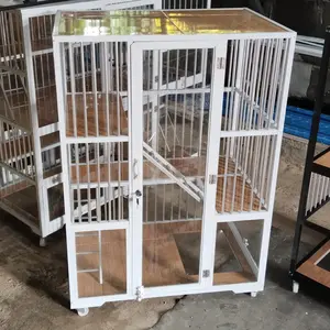 kandang kucing alumunium pintu satu panjang