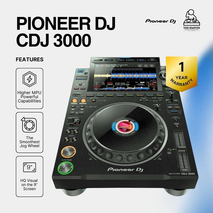 Gambar [Ready Stock] Pioneer DJ CDJ-3000 | CDJ 3000 | CDJ3000 DJ Player dari The Master DJ Store Kota Surabaya Tokopedia