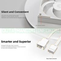 Gambar ID Cooling AS-120-W I AS-140-W  - Silent Top Performance PWM Fan Case - 120mm - Single  dari Duta Mandiri Infokom Kota Administrasi Jakarta Pusat 5 Tokopedia