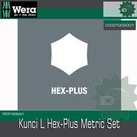 Gambar Kunci L Hex-Plus Metric Set Wera 05021909001 Hex-Plus 2 L-Key, 9 Pc dari SATA TOOLL Kota Administrasi Jakarta Barat 2 Tokopedia