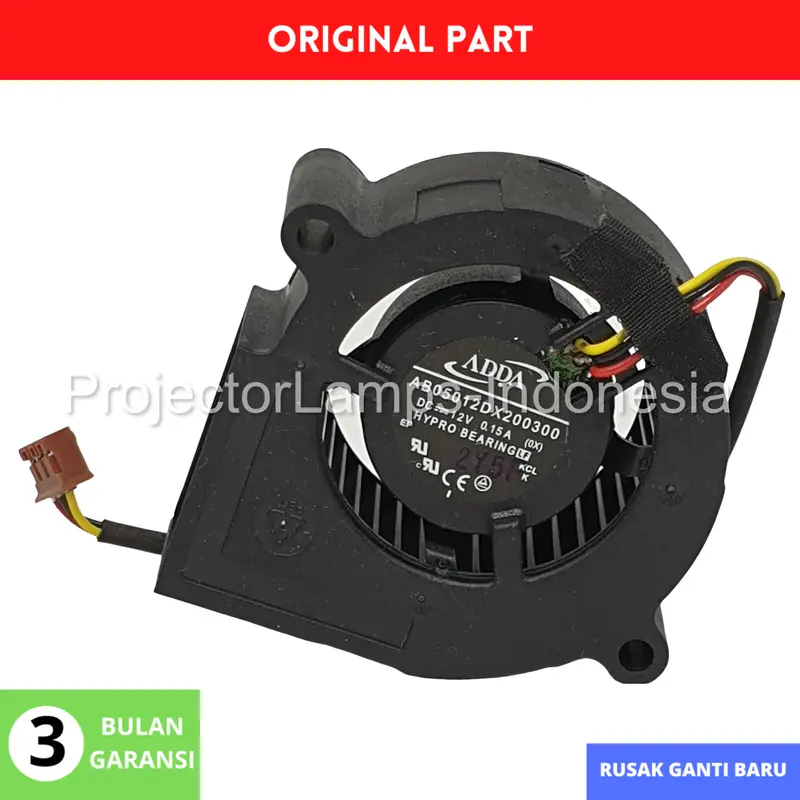 Fan Blower Kipas Keong Projector Proyektor InFocus BenQ ADDA AB05012DX200300 AB05012DX200600 0.15A 0