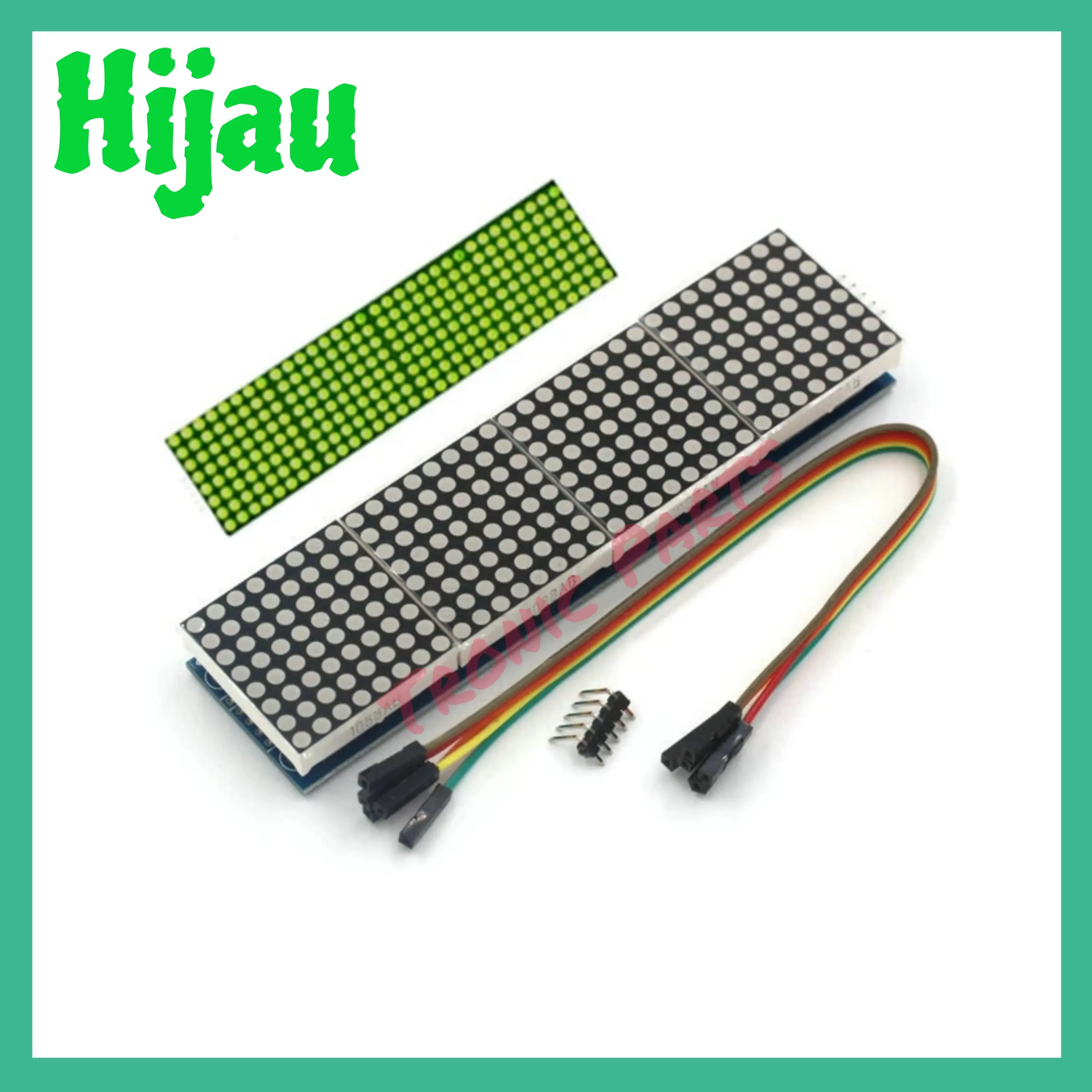 MAX7219 8x32 LED Dot Matrix Display Module MAX 7219 832 Running Text ...