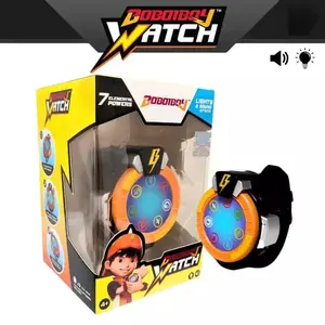 Monsta Jam Kuasa Boboiboy Original Malaysia dengan Fungsi Lampu dan Bunyi Gelung Pusingan untuk Pilihan Kuasa Elemental 100% Produk Asli Baterai Termasuk