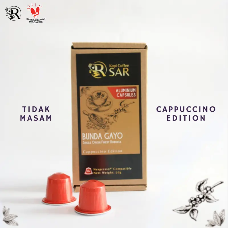 Paket Hemat - Nespresso Compatible Coffee Capsules - Robusta Tidak Masam by Kopi Coffee SAR - Kopi Kapsul 4