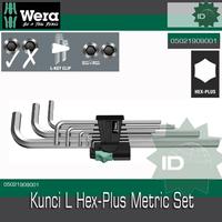 Gambar Kunci L Hex-Plus Metric Set Wera 05021909001 Hex-Plus 2 L-Key, 9 Pc dari SATA TOOLL Kota Administrasi Jakarta Barat 1 Tokopedia