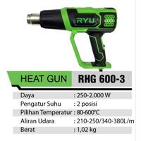 Gambar RYU RHG 600-3 Heat Gun / Mesin Pemanas RHG 600-3 dari Drill&Co Kota Administrasi Jakarta Barat 2 Tokopedia