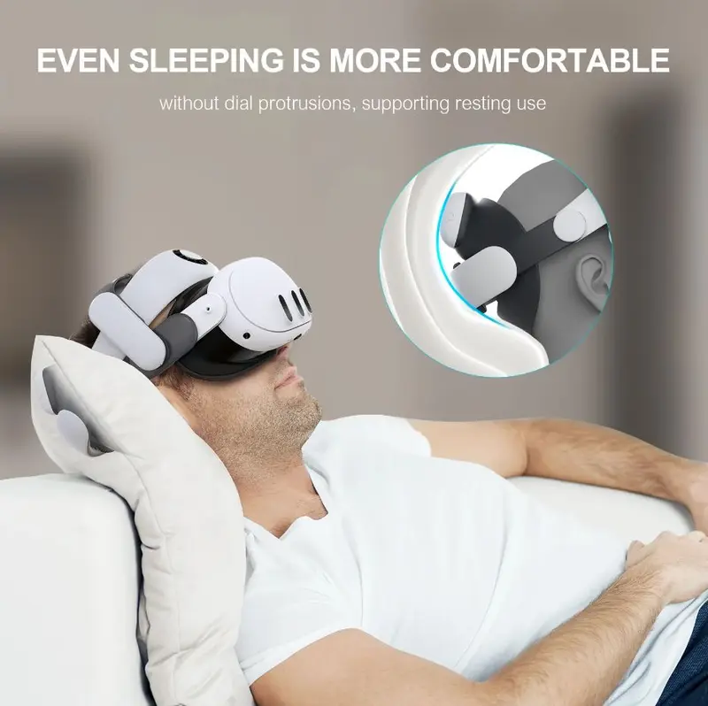 BOBOVR S3 Pro Super Strap Head Air Swappable With Battery 10000mAh Head Strap Quest 3 4