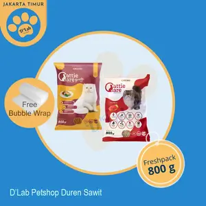 Cattie Care 800g makanan kucing freshpack 800 g