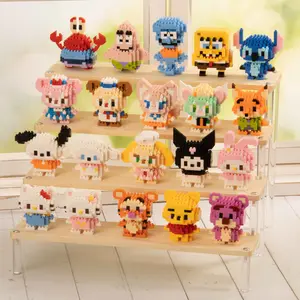 Mainan Mini Brick Karakter / Balok Susun Mini / Building Box Ledding Judy Rabbit Nick Fox / Cute Character Aesthetic Nano Brick / DIY Bricks