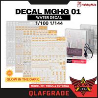 Gambar "DECAL GUNDAM UV MGHG 01 - 1/100 1/144 white orange grey MG HG RG High Res. Hi Quality water slide decal stiker sticker scale model kit gundam hobby mio varian     " - UV WHITE dari Wahkhilaf Kota Surabaya 1 Tokopedia