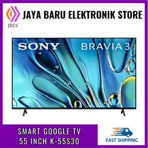 SONY BRAVIA K-55S30 SMART GOOGLE TV 55 Inch S30 4K Ultra HD HDR - SONY BRAVIA 3