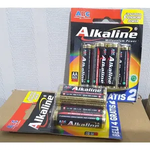 ABC Baterai Alkaline AA 4+2 / Baterai Jam A2 ISI 6 Anti Kering Tahan Lama Dijual dalam 1 Set Isi 6 Buah untuk Keperluan Rumah Tangga dan Sehari-hari - Battery, Mic