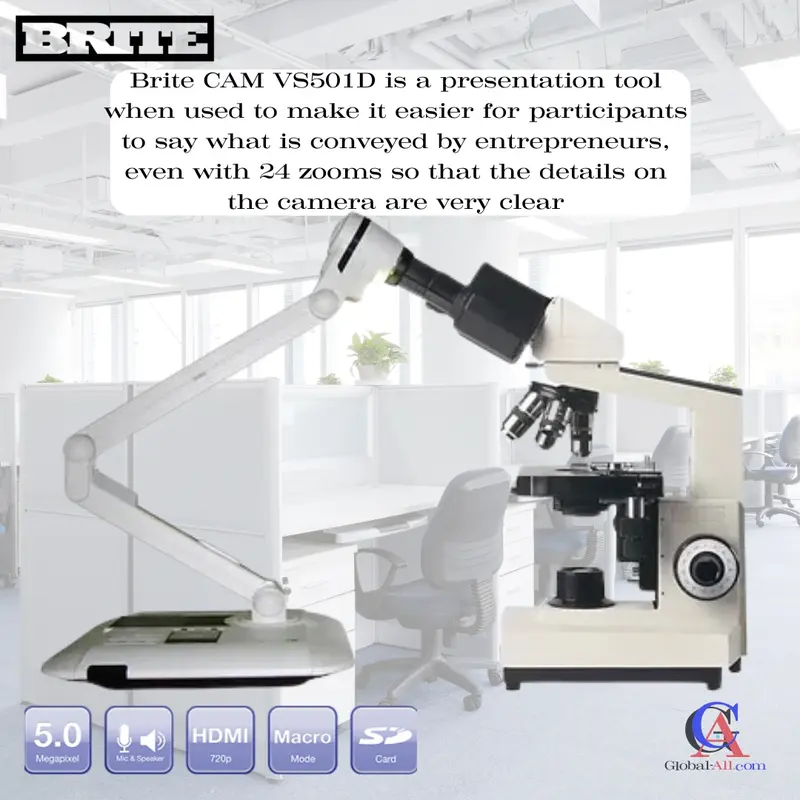 Document Camera Brite Cam Visualizer VS 501D Berkualitas dan Murah 1