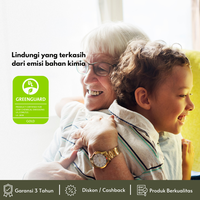 Gambar Office Chair I Kursi Kantor I Kursi Kerja dengan Sandaran I Nirmana Vello Mid Back Hitam dari Nirmana Interni Indonesia Kab. Tangerang 4 Tokopedia
