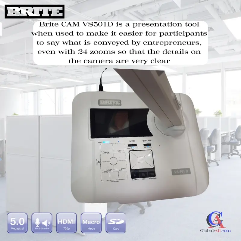 Document Camera Brite Cam Visualizer VS 501D Berkualitas dan Murah 3