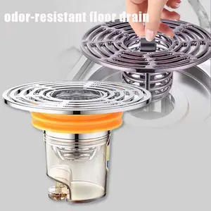 Saringan Kamar Mandi Floor Drain Anti Kecoa ABS Penyaring Wastafel Untuk Kamar Mandi