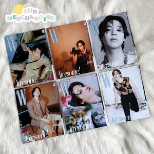 W Korea Magazine January Edition BTS Jimin Cover Majalah Januari