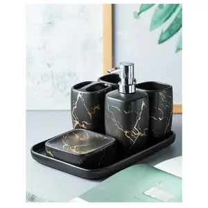 Soap Dispenser Nordic / Tempat Sabun Cair Keramik / Tempat Sabut Barang / Tempat Sikat Gigi Mewah