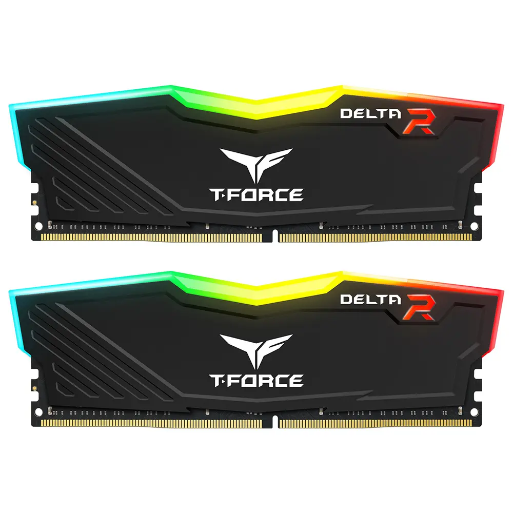RAM PC LONGDIMM Team Group T-Force Delta RGB 32GB (2X16) DDR4 PC4-25600 3200MHz Heatsink RGB MEMORY