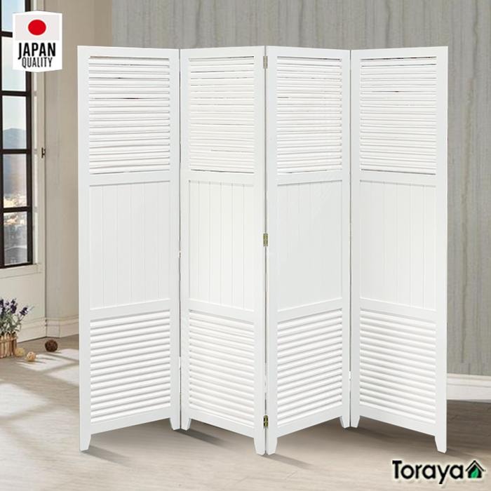 Gambar Toraya Partisi Kayu/ Penyekat Ruangan Lipat/ Louvre Screen 4P dari TorayaLiving Kota Surabaya Tokopedia