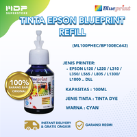 Gambar TINTA BLUEPRINT EPSON CYAN 100ML (PH)(ML100PHEC/BP100EC642) dari mdpsuperstore Kota Palembang 1 Tokopedia