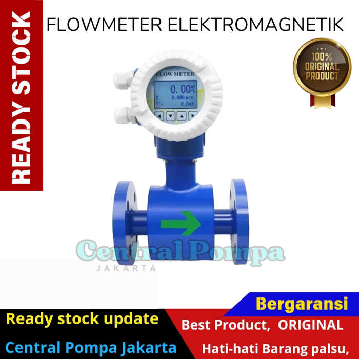 Jual flowmeter electromagnetic digital 1inch Flow Meter Electromagnetic ...