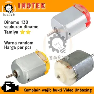 Dinamo tipe 130 mainan tamiya, kereta, thomas, perahu, RC, dll