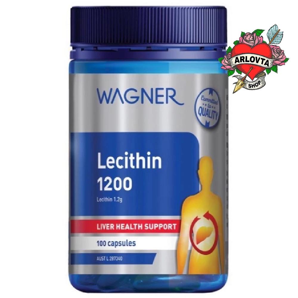 Wagner Lecithin 1200 ORIGINAL 100 Kapsul Healthy liver & digestive ASLI AUSTRALIA